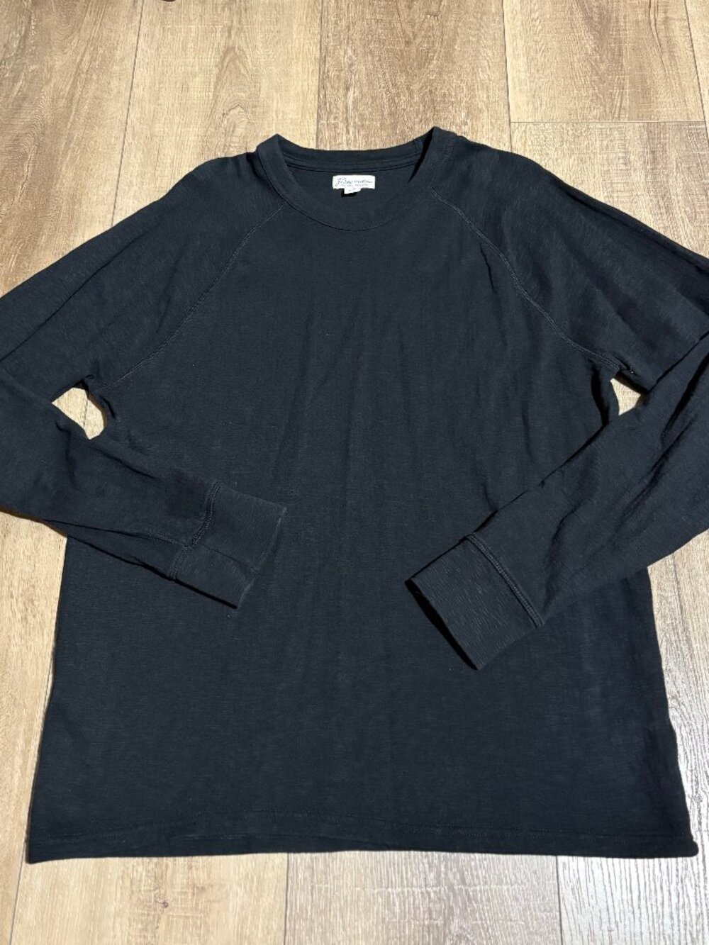 J.CREW Long Sleeve Shirt Men's XL Black